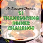 thanksgiving dinner challenge, cheap thanksigiving, affordable thanksgiving
