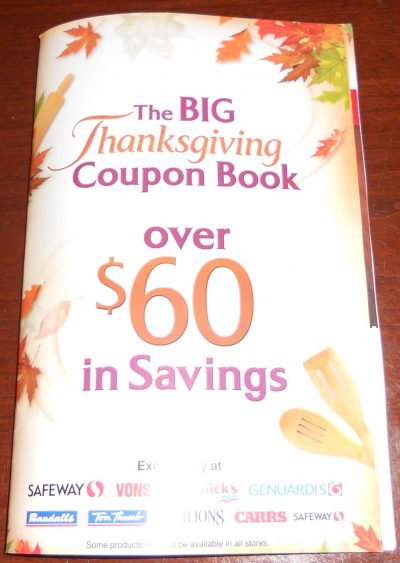 Safeway Thanksgiving coupon book Safeway Thanksgiving coupon book