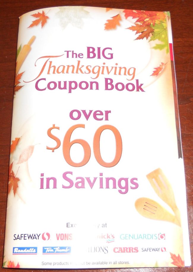 Safeway Thanksgiving coupon book