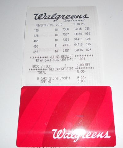 Walgreens gift card