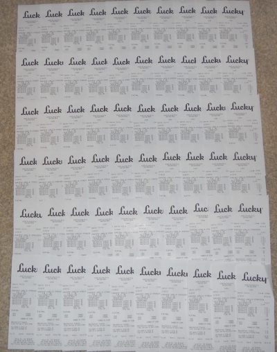 60 receipts 60 receipts