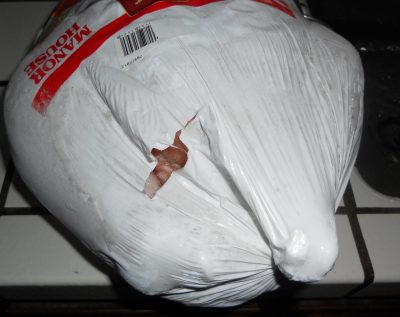 frozen turkey