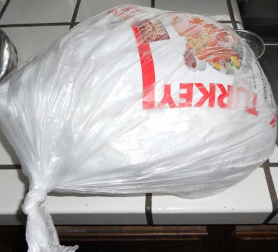 frozen turkey defrost bag