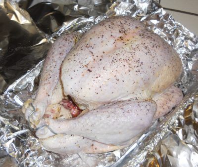thawed turkey