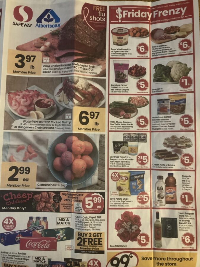 Safeway 5 Friday Dollar Deals