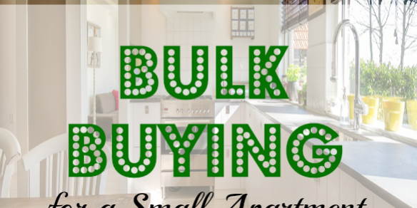 buying items for a small apartment, bulk purchasing