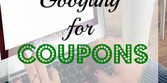researching for coupons, coupon search, google for cpouns