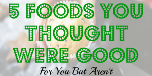 unhealthy food, foods that aren't good, not healthy food