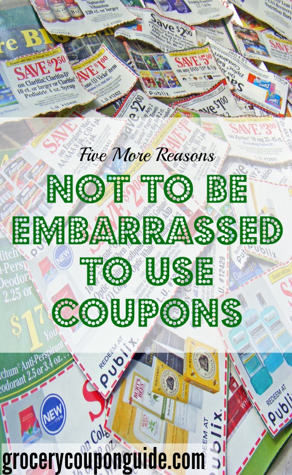 using coupons, couponing, why it's ok to use coupons