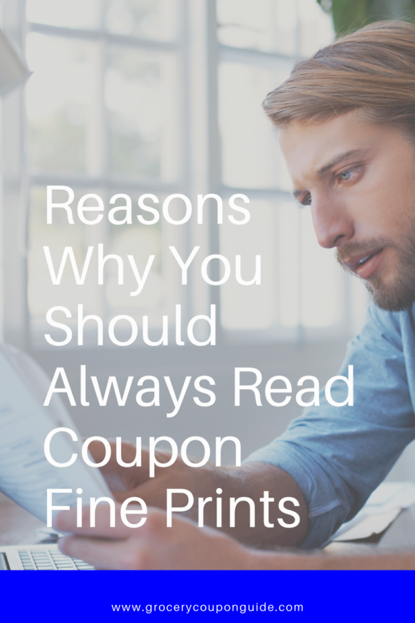 Reasons Why You Should Always Read Coupon Fine Prints