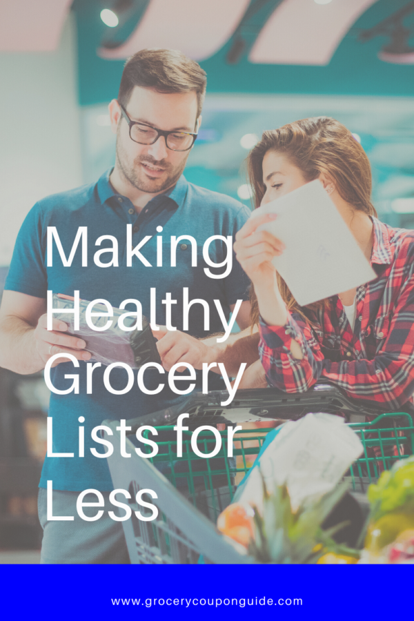 Making Healthy Grocery Lists for Less