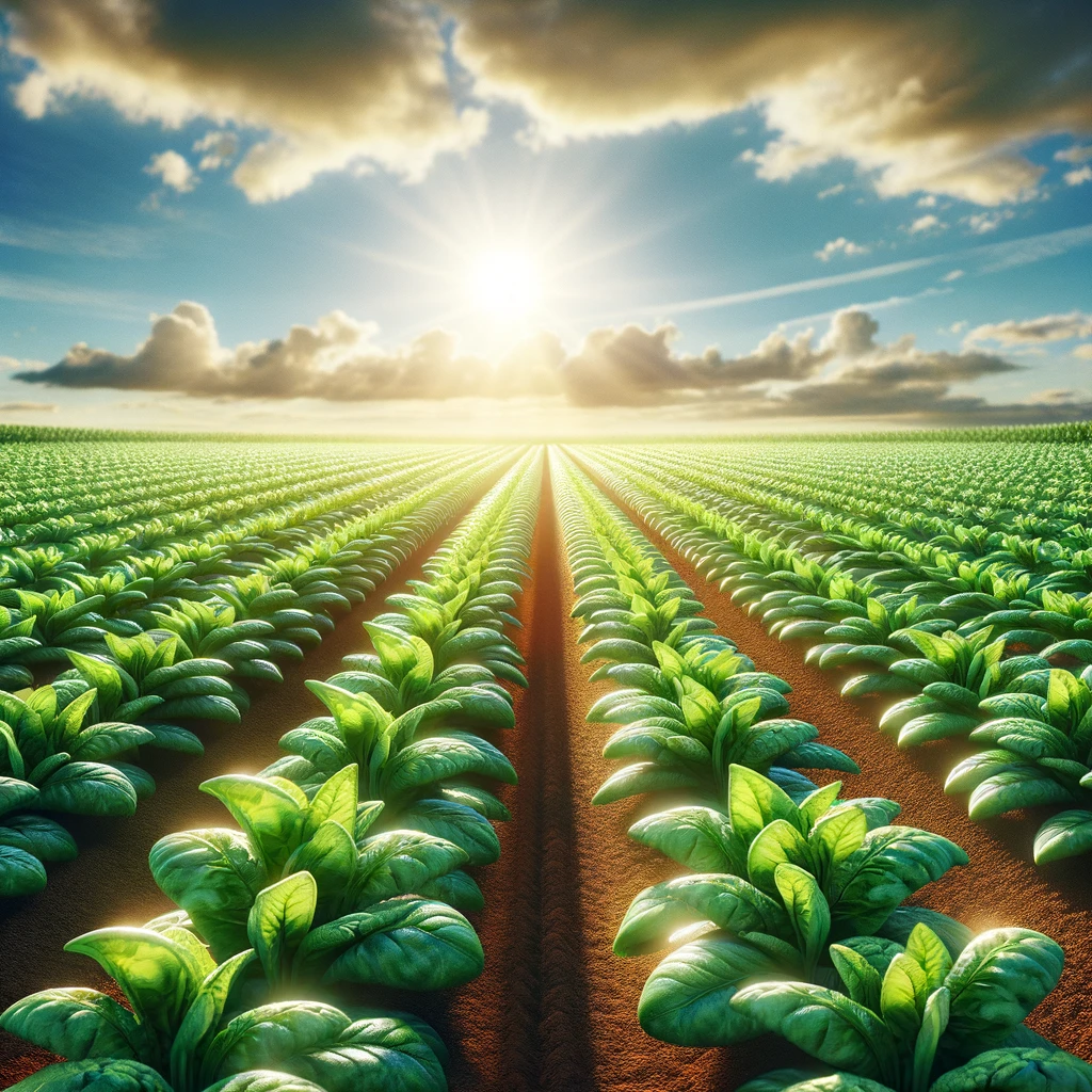 DALL·E 2024-04-08 07.23.04 - A realistic image of healthy, vibrant GMO