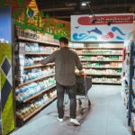 Man shopping in store