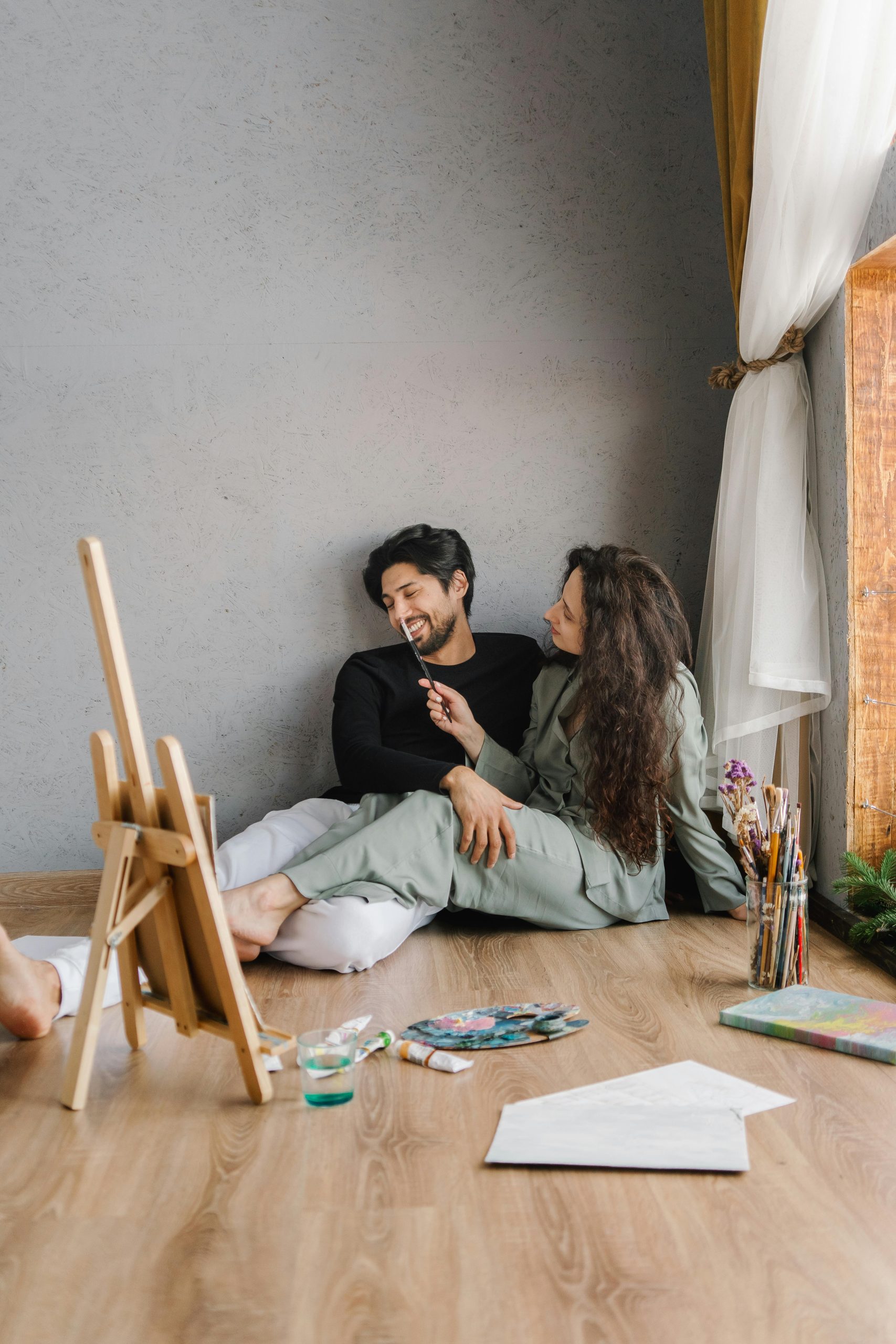 5. Try a DIY Paint and Sip Night