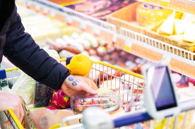 grocery shopping trick