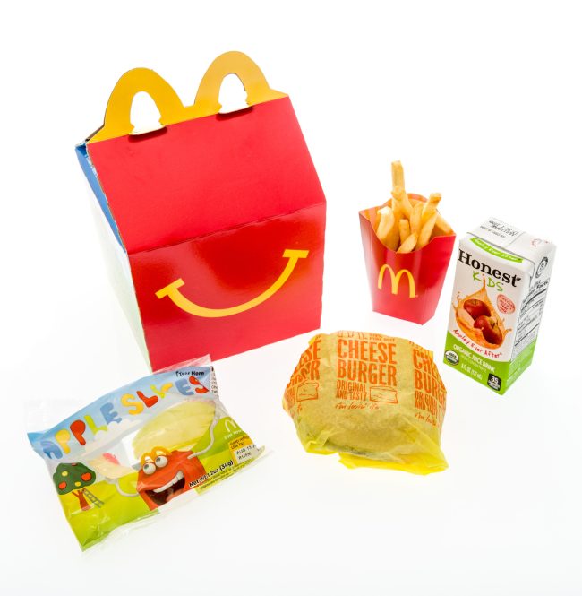 healthy fast food - apple slices