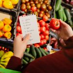 grocery list and finances