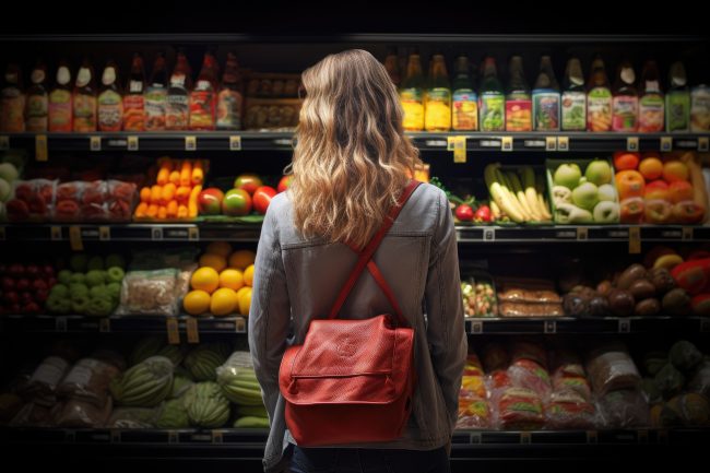 time of day grocery shopping