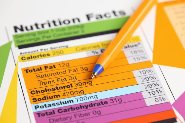 food label updates
