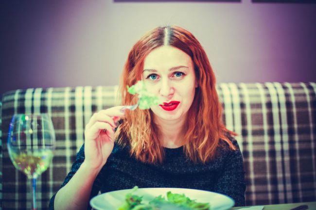 girl dinner
