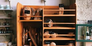 4. The Day-Old Bakery Rack
