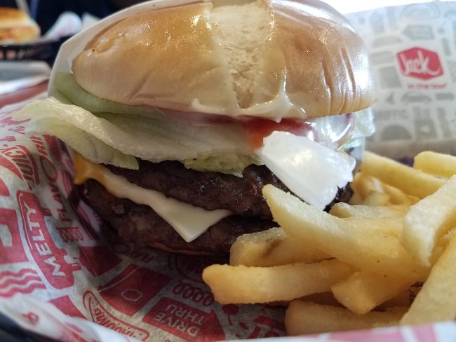 cheaper hamburgers - Jack in the Box