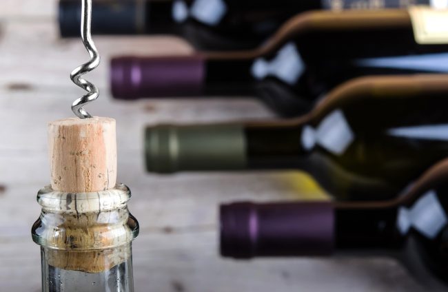 drinking and storing wine