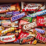 different snacks