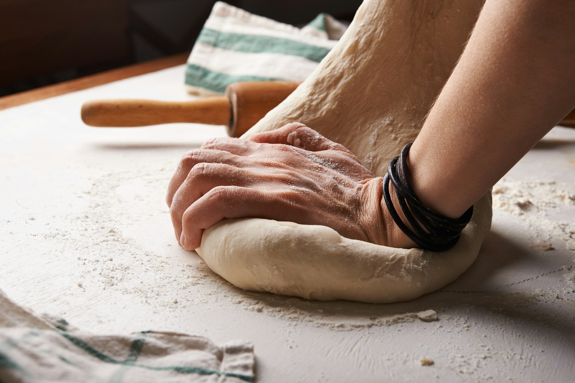 making bread