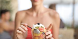 woman eating