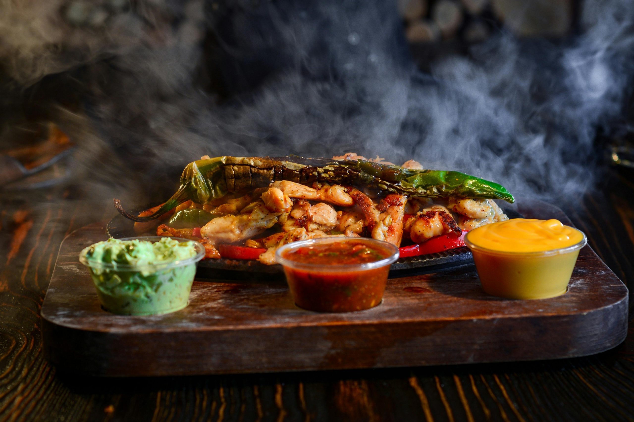 5. Sizzling Steak or Chicken Fajitas
