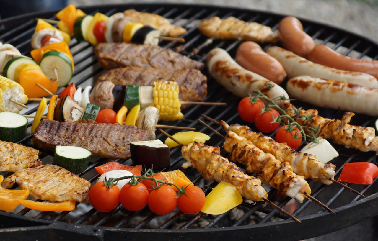 grilled food
