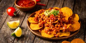 Corn nachos chips