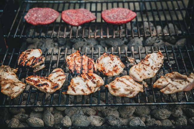 cooked meat