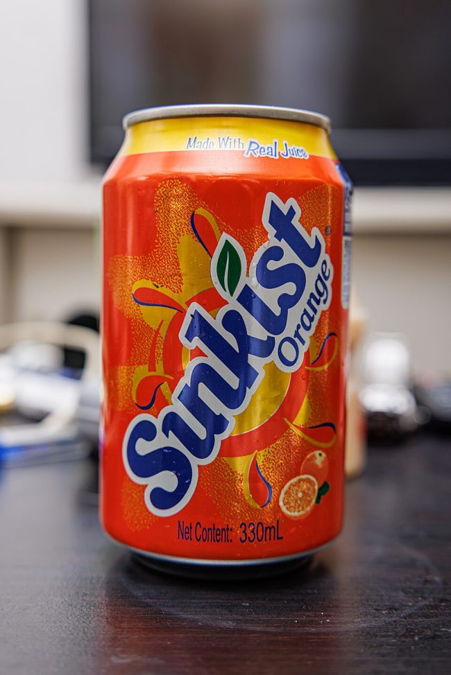 Sunkist orange soda