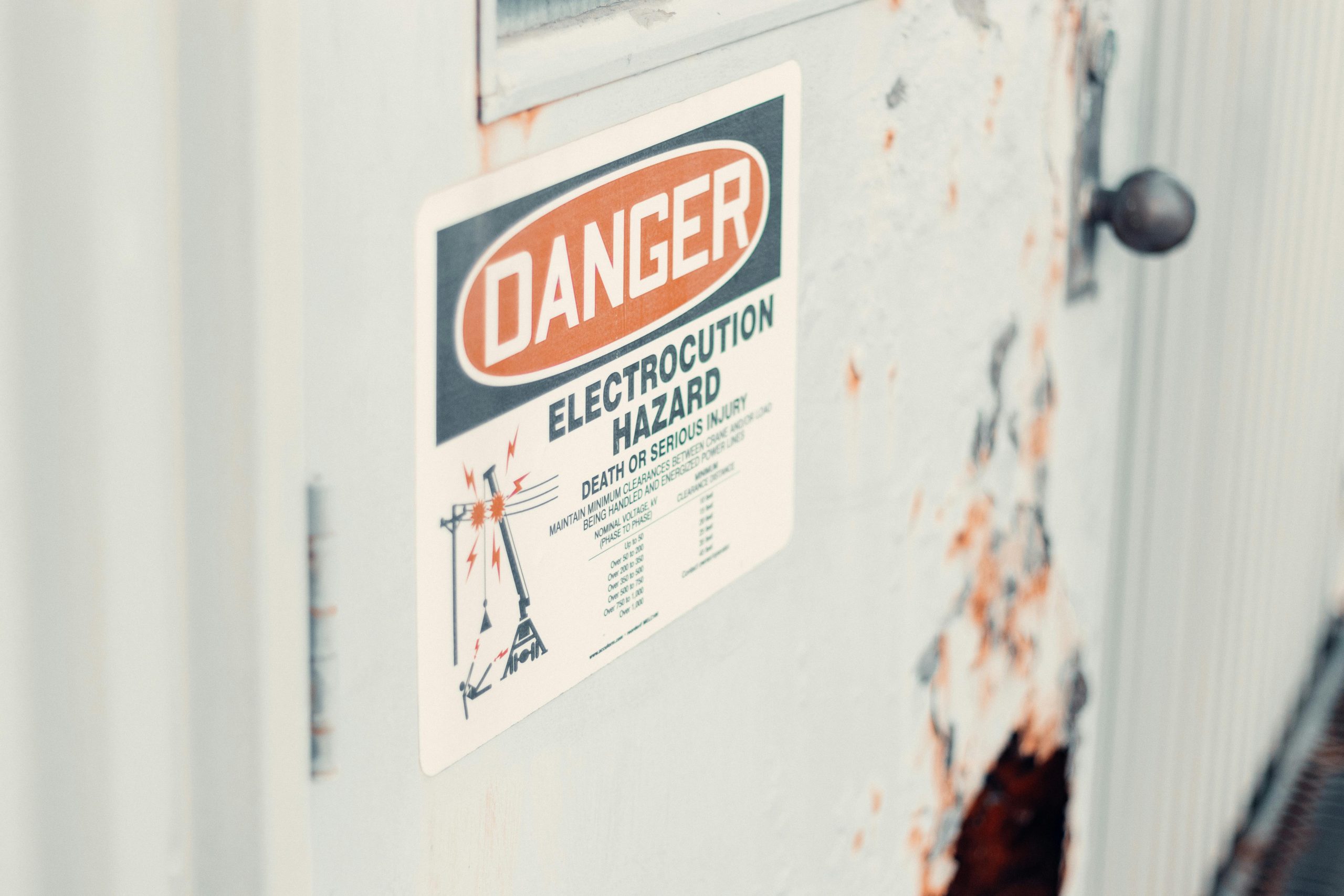 4. Hair Dryers: "Electrocution Hazard" Warning Tag
