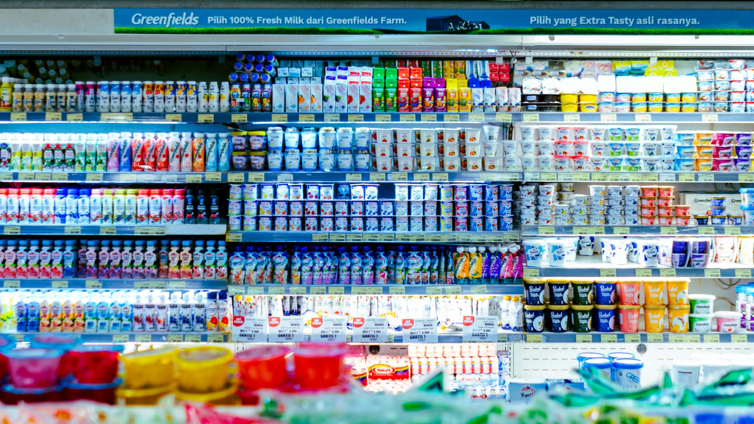 3. The Dairy Section "Wall of Cold"