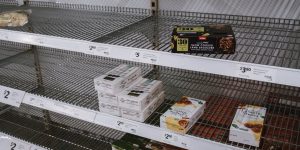 empty shelves