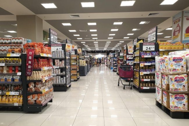 Penang,,Malaysia,-,Apr,16,,2020:,Interior,View,Of,Aeon 9 Store Designs That Encourage Wandering Aisles