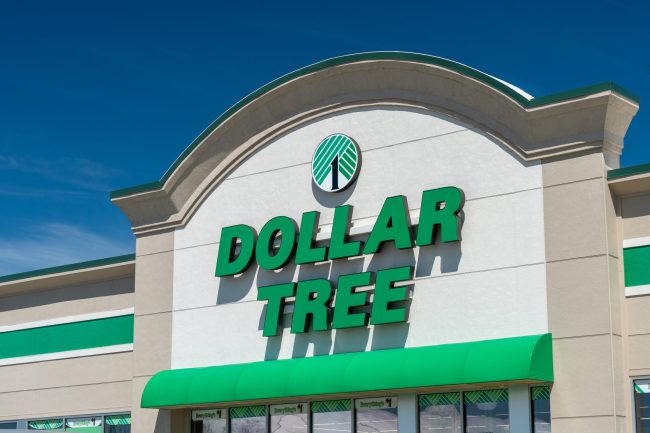 Dollar Tree Retail Exterior and Trademark Logo 12 Foods That Are Cheaper At Dollar Stores Than Major Chains