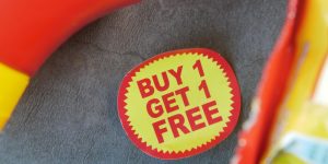 Buy 1 Get 1 Free