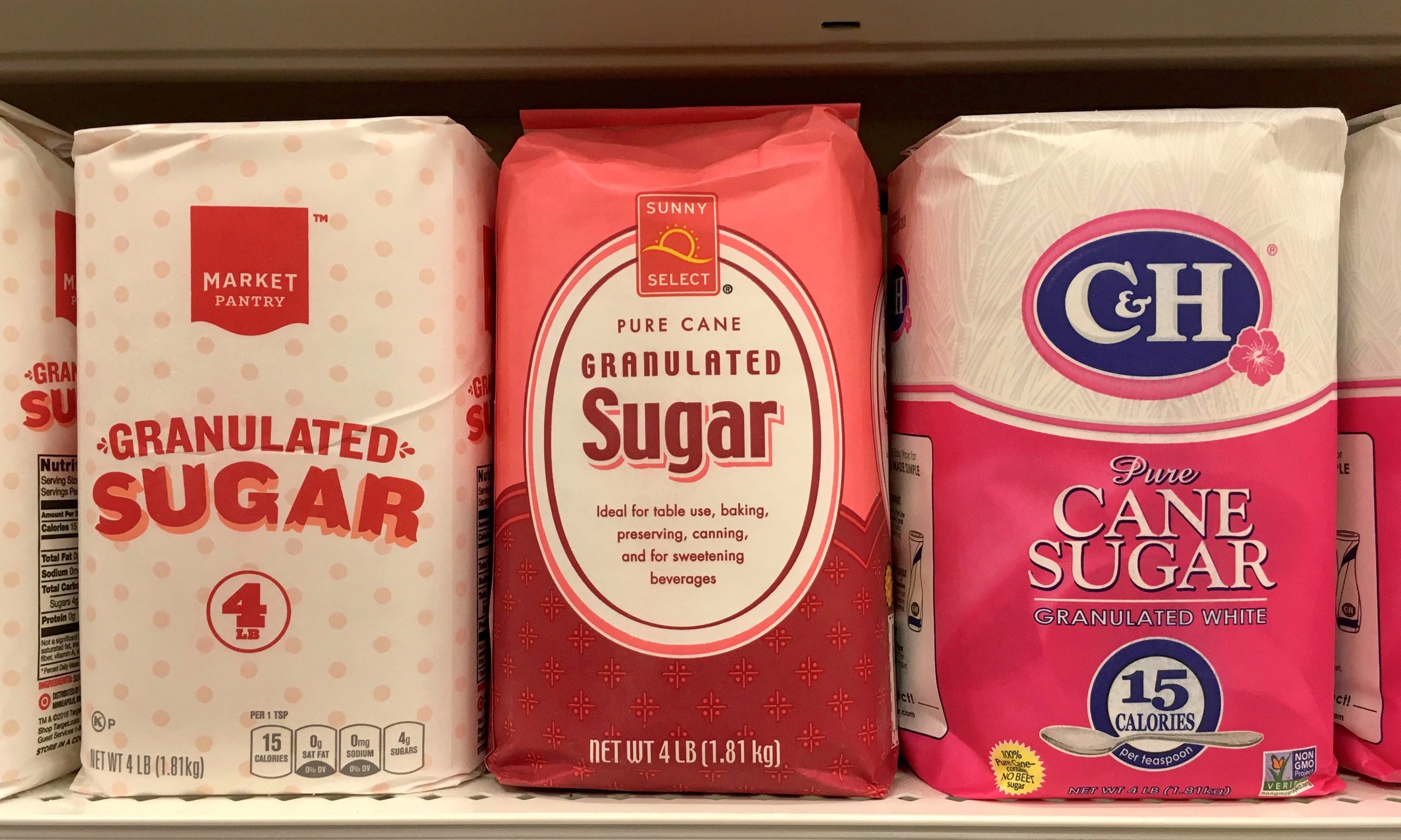 7. Domino Sugar vs. Store Brand Cane Sugar