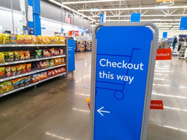 shutterstock_2723317479 Walmart Self Checkout Shift Why Some Stores Are Quietly Limiting Lanes Again