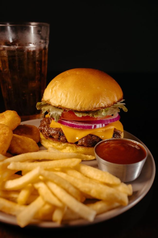 Plated Cheeseburger Dinner at a Casual Restaurant Fast Food vs. Casual Dining: We Priced the Same Burger-and-Fries Dinner Both Ways